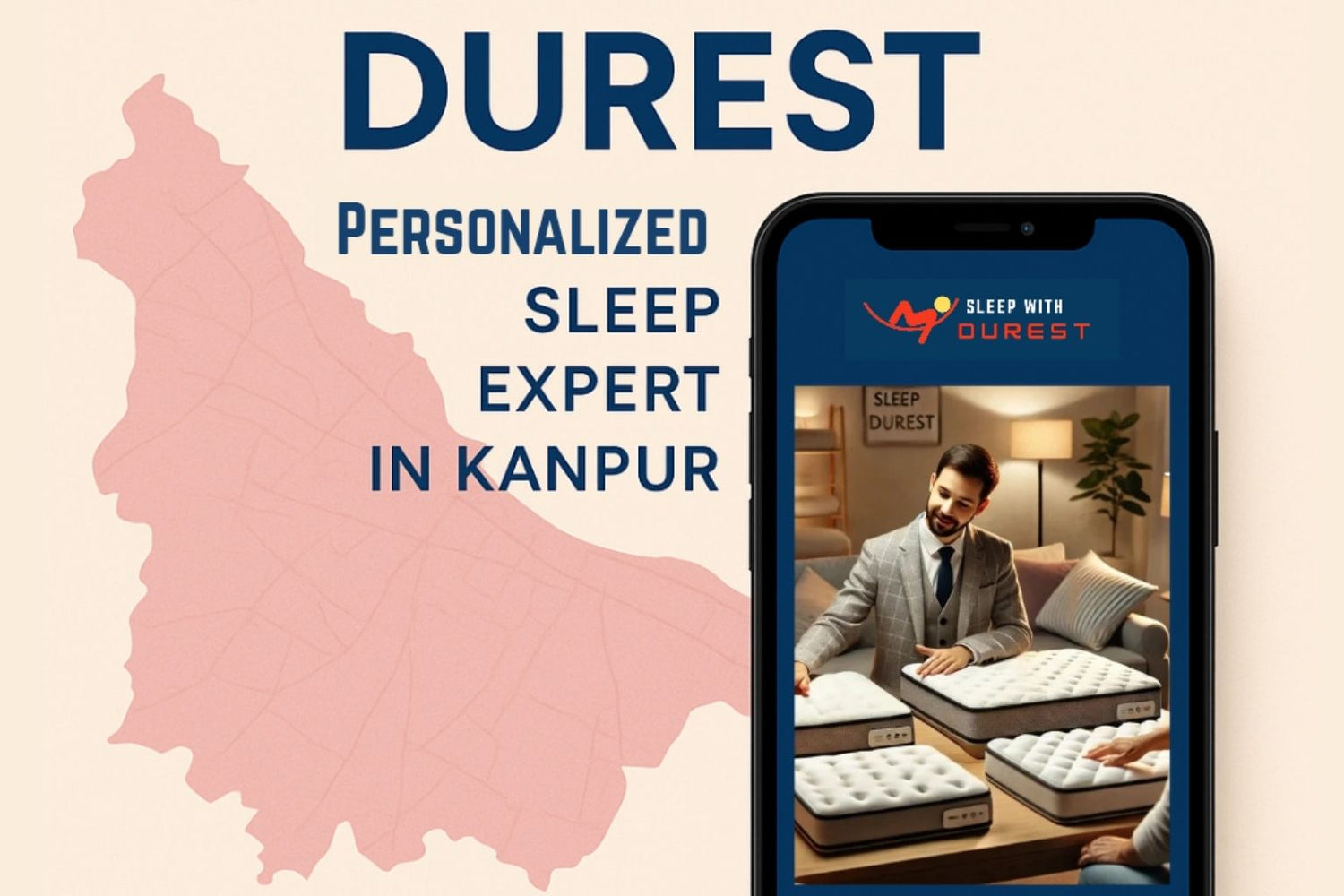 Introducing free sleep expert guidance at your home only at sleep with durest in kanpur
