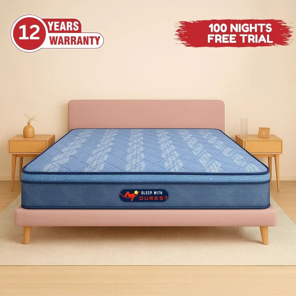 Sleep With Durest SpineGuard EuroTop orthopedic mattress – premium back support with luxury feel
