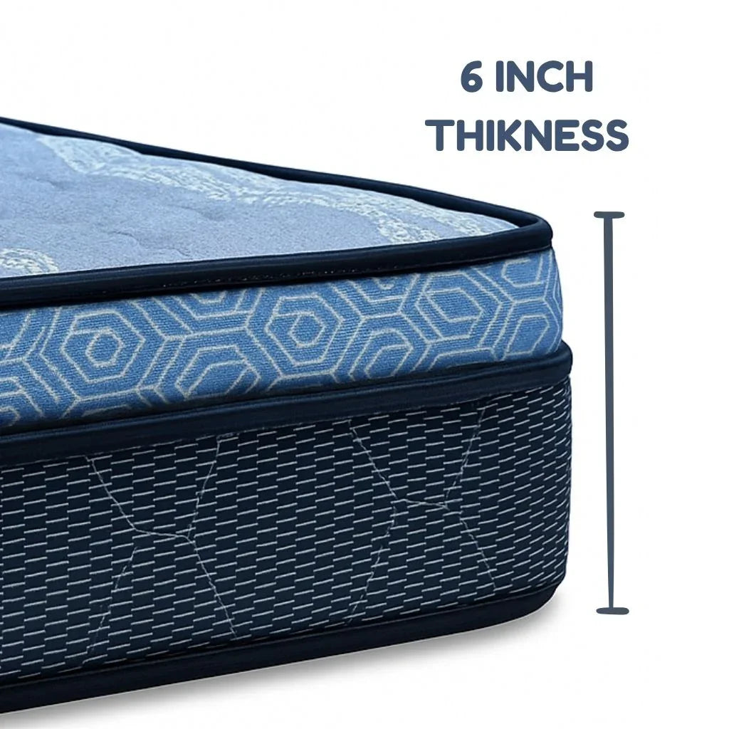 Firm edge support and EuroTop detailing – sleep with Durest SpineGuard orthopedic mattress